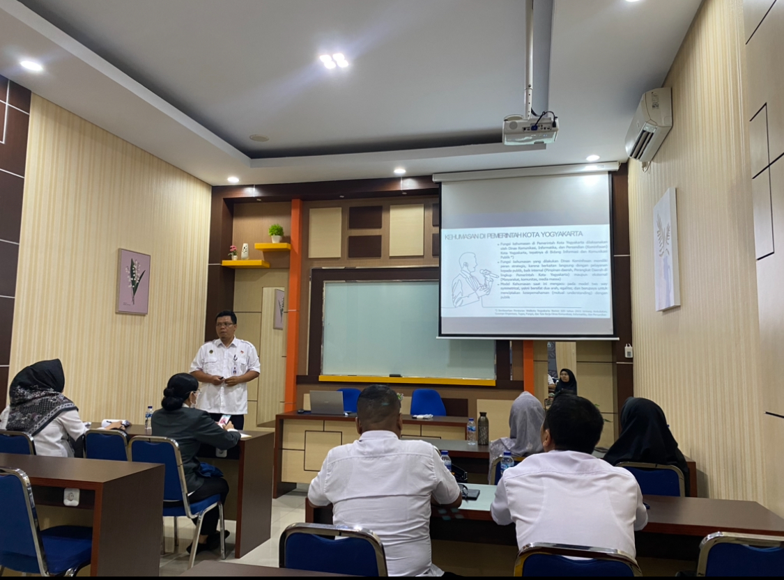 Provinsi Lampung Pelajari Pelayanan Informasi Kehumasan Pemkot Yogya