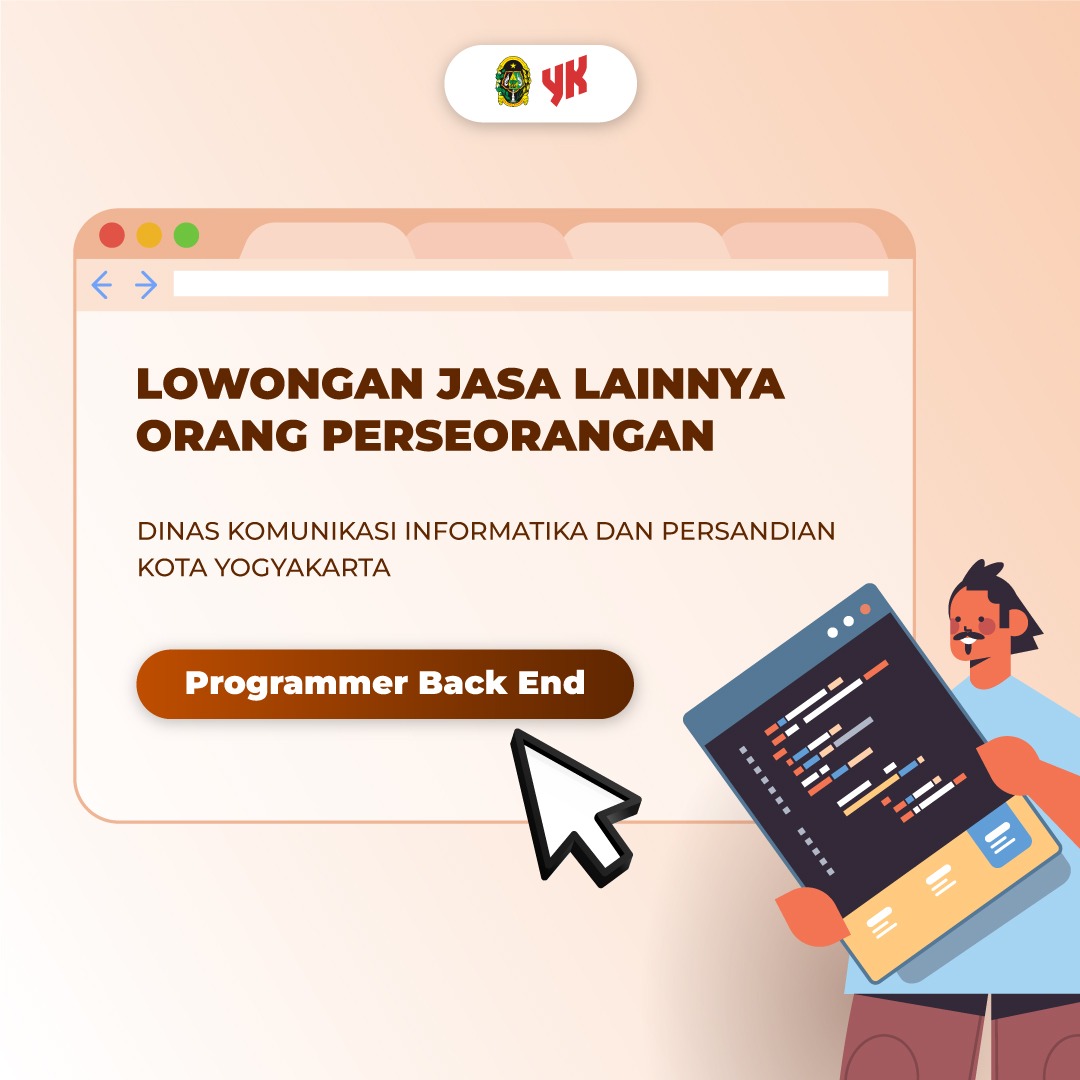 LOWONGAN PROGRAMMER BACK END DINKOMINFOSANDI 2024