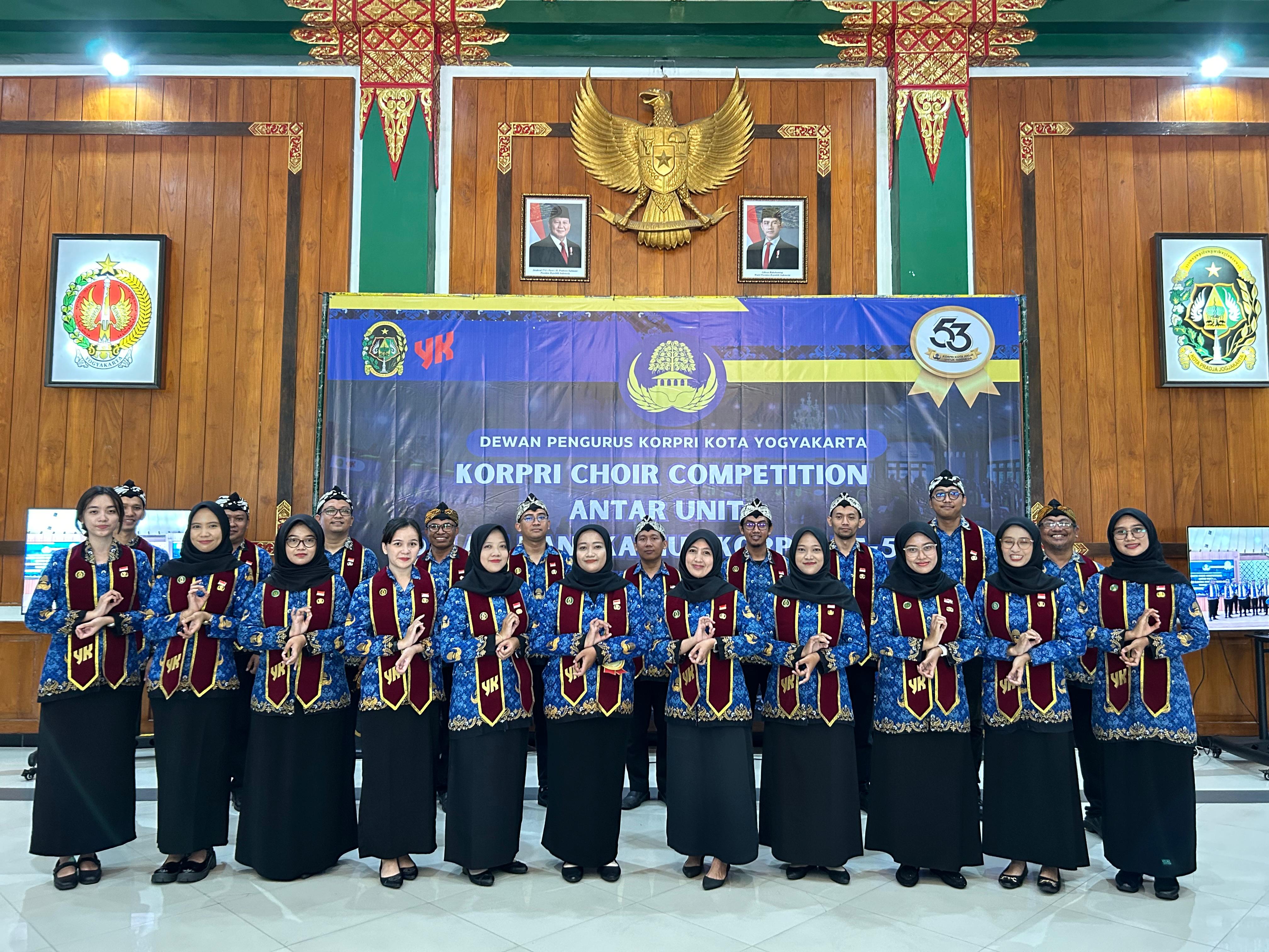 Discoria Raih Juara Harapan 1 Lomba Paduan Suara HUT Ke-53 KORPRI