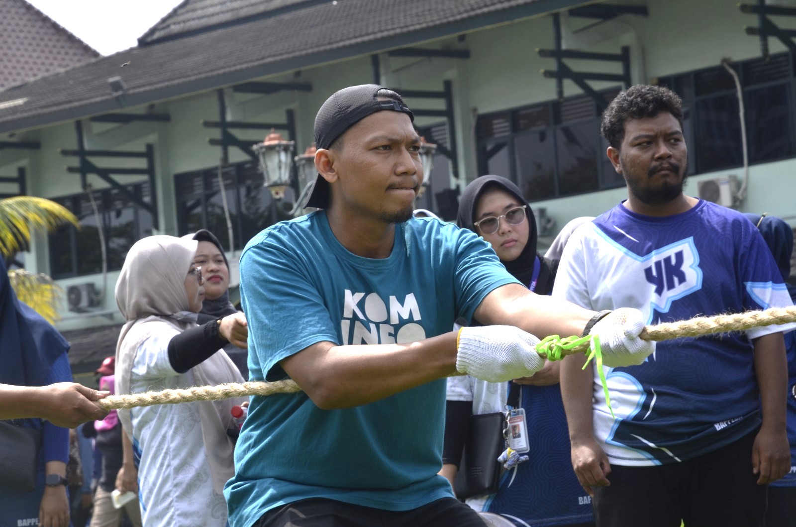 Tim Kominfosan Siap Berlaga di Lomba Olahraga Tradisional HUT KORPRI